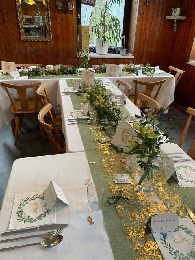 Zur Glashuette Landpension Fabrikschleichach Buitenkant foto