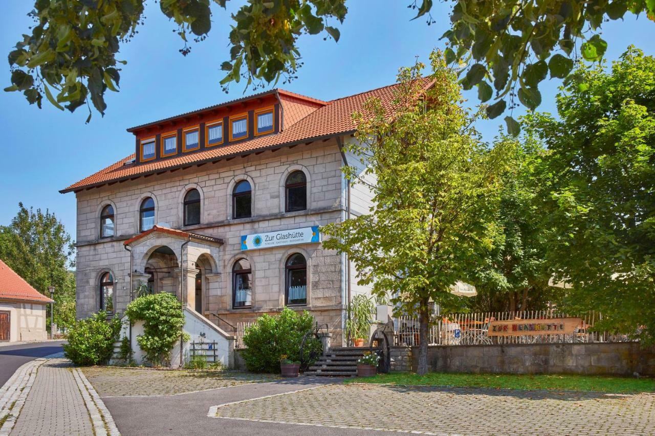 Zur Glashuette Landpension Fabrikschleichach Buitenkant foto